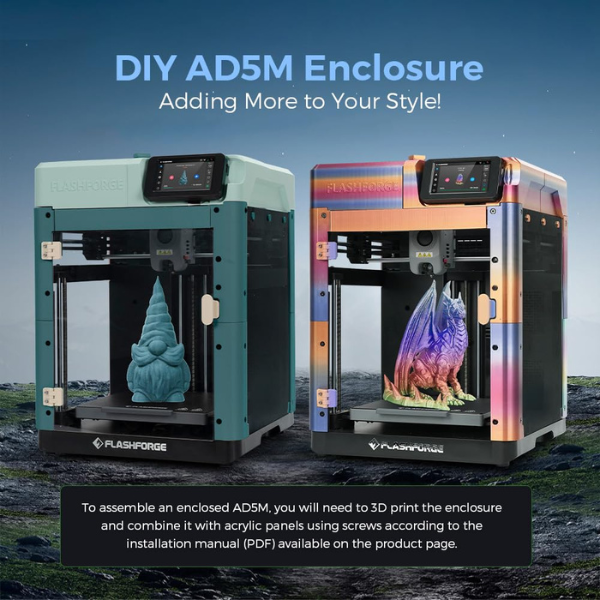 Flashforge Imprimante 3D Adventurer 5M nivellement automatique vitesse d'impression maximale de 600 mm/s