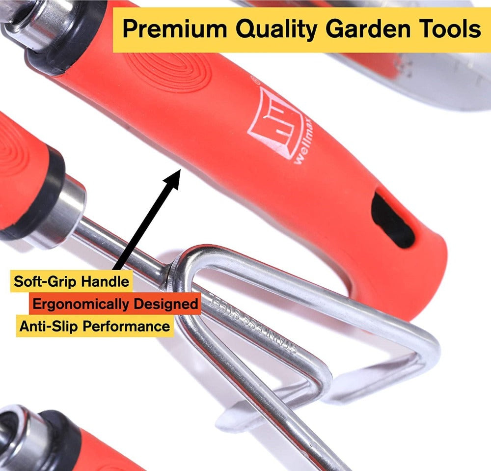 Ensemble d'Outils de Jardin en Acier Inoxydable