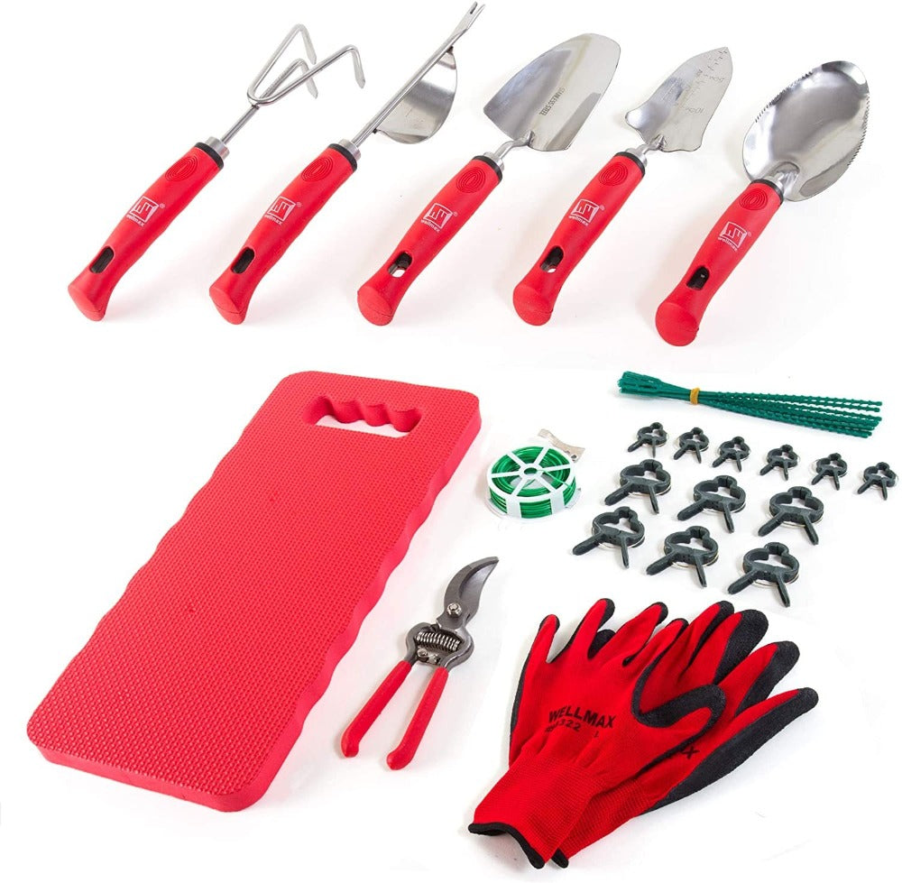 Ensemble d'Outils de Jardin en Acier Inoxydable