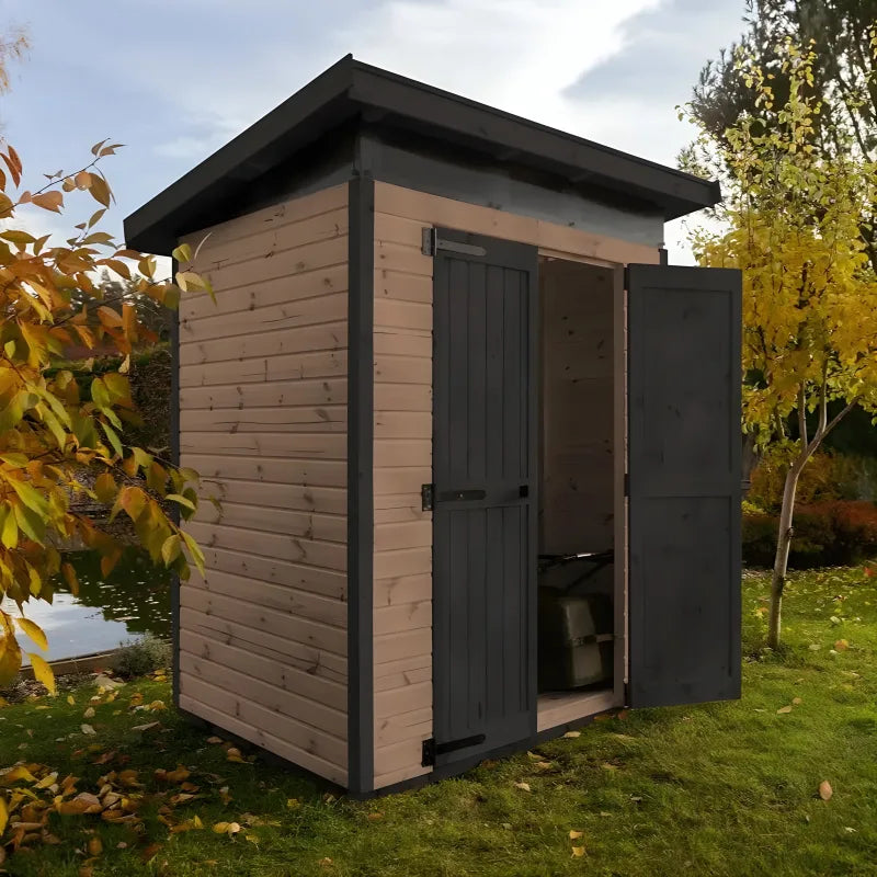 Abri de Jardin - Robuste Cabane à Outils en Bois