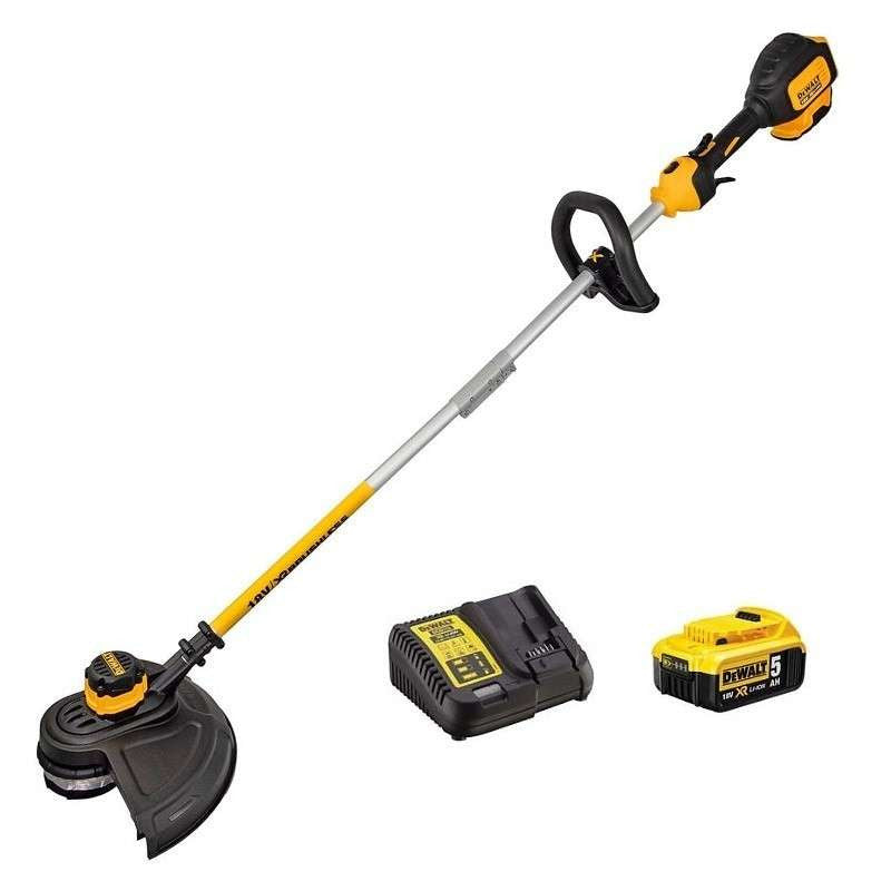 Coupe-bordures 33cm 18V DEWALT DCM561P1-QW Brushless avec un chargeur et une batterie 5,0 Ah