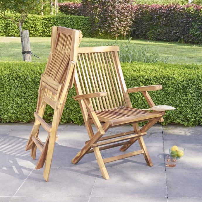 Table de Balcon Rabattable en Bois d’Acacia - 50 x 70cm