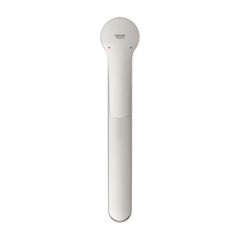Mitigeur évier START GROHE 32441DC2 QuickFix Plus - bec bas- rotation 140° - inox brossé
