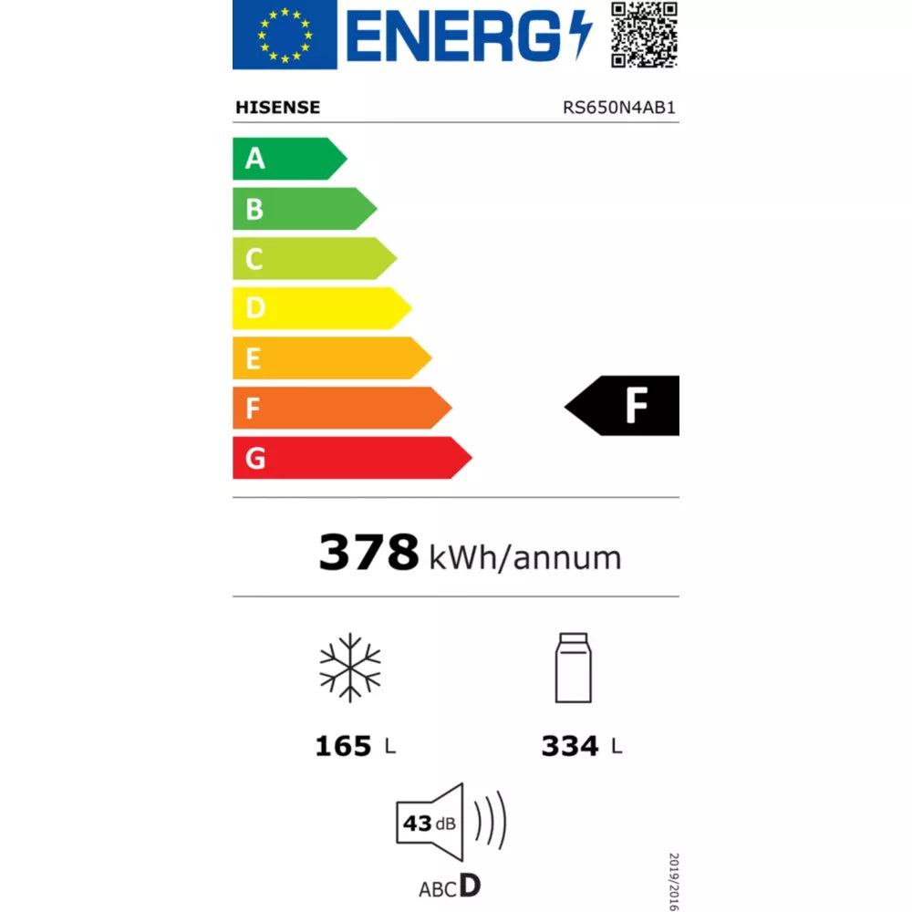 Réfrigérateur Américain Hisense Noir – Neuf