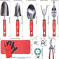Ensemble d'Outils de Jardin en Acier Inoxydable