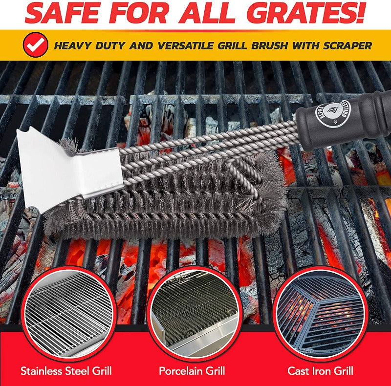 Brosse et Grattoir pour Grill