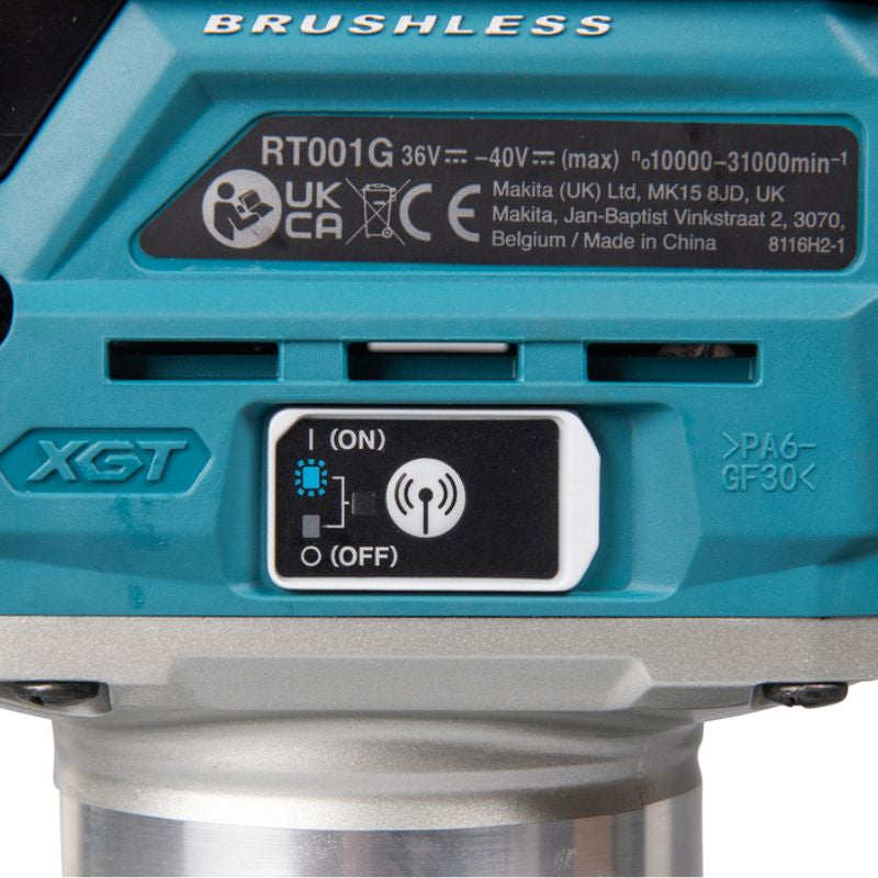 Affleureuse 40V max 35 mm XGT MAKITA RT001GZ10 - Machine nue