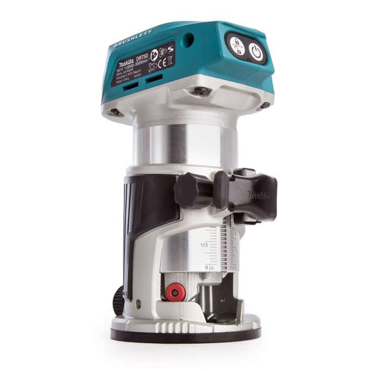 Affleureuse MAKITA DRT50ZJX3 - 18V - Ø 8mm avec kit d'accessoires