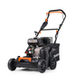 Scarificateur a gazon thermique - 212cm3 largeur 40cm sac 45l 18 lames 24 griffes