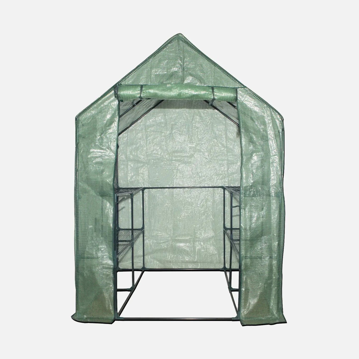 Serre de Jardin Tunnel 2m² avec 8 Étagères