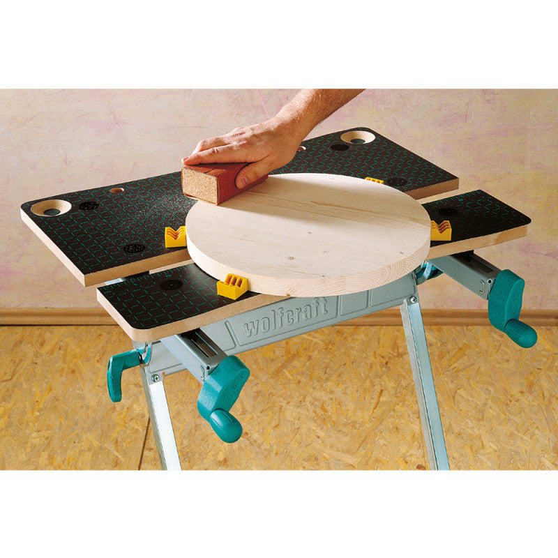 Etabli de serrage WOLFCRAFT 6182000 master 600 - à hauteur réglable