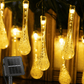 Guirlande Solaire Extérieure LED en Forme de Goutte d'Eau