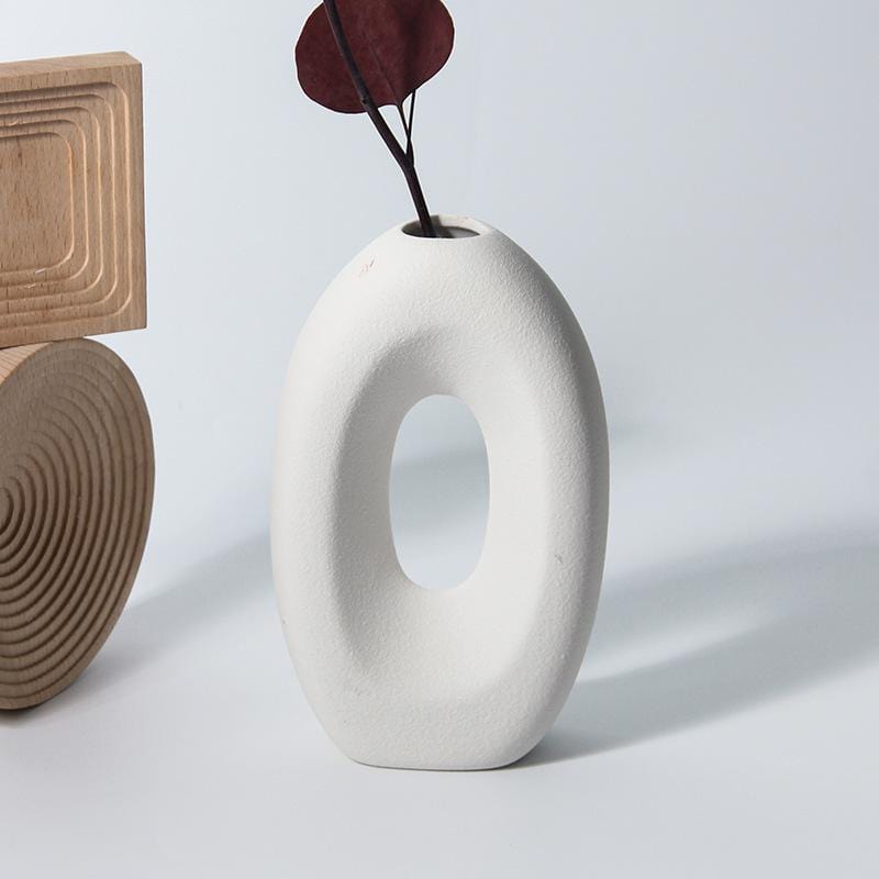 Vase Nordique Minimaliste en Céramique