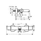 Mitigeur Thermostatique Bain/Douche HANSGROHE 13148000