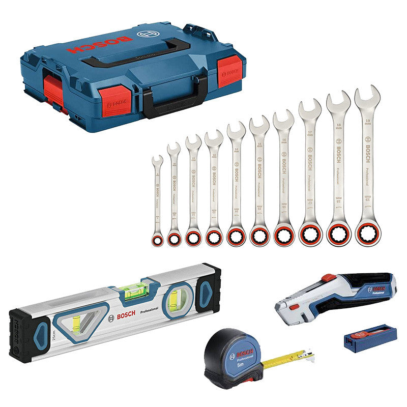 Pack Outillage à main BOSCH + 6 clés BOSCH Professional + L-BOXX