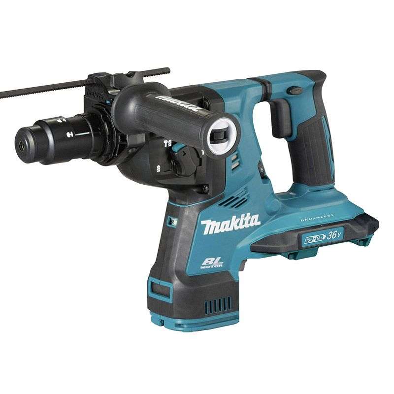 Perfo-burineur MAKITA DHR283ZJU SDS-Plus 36V (2x18V) Li-Ion 28mm (Machine Nue avec Coffret MakPac)