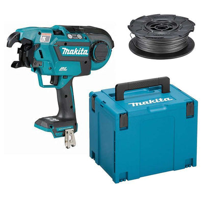 Pince a ligaturer Li-ion 18 V MAKITA DTR180ZJ (Machine Nue) + Lot de 50 bobines de fil à ligaturer MAKITA 199137-9 Ø 0.8 mm