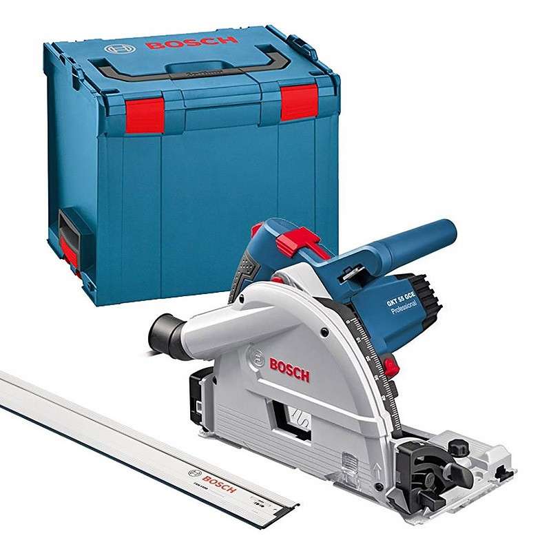 Scie Plongeante BOSCH GKT 55 GCE Professional + Rail de Guidage FSN 1600